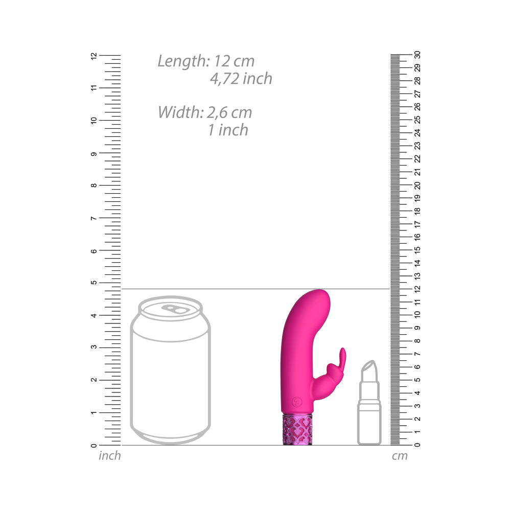 Royal Gems Dazzling Miniature Rabbit Vibrator – Pink