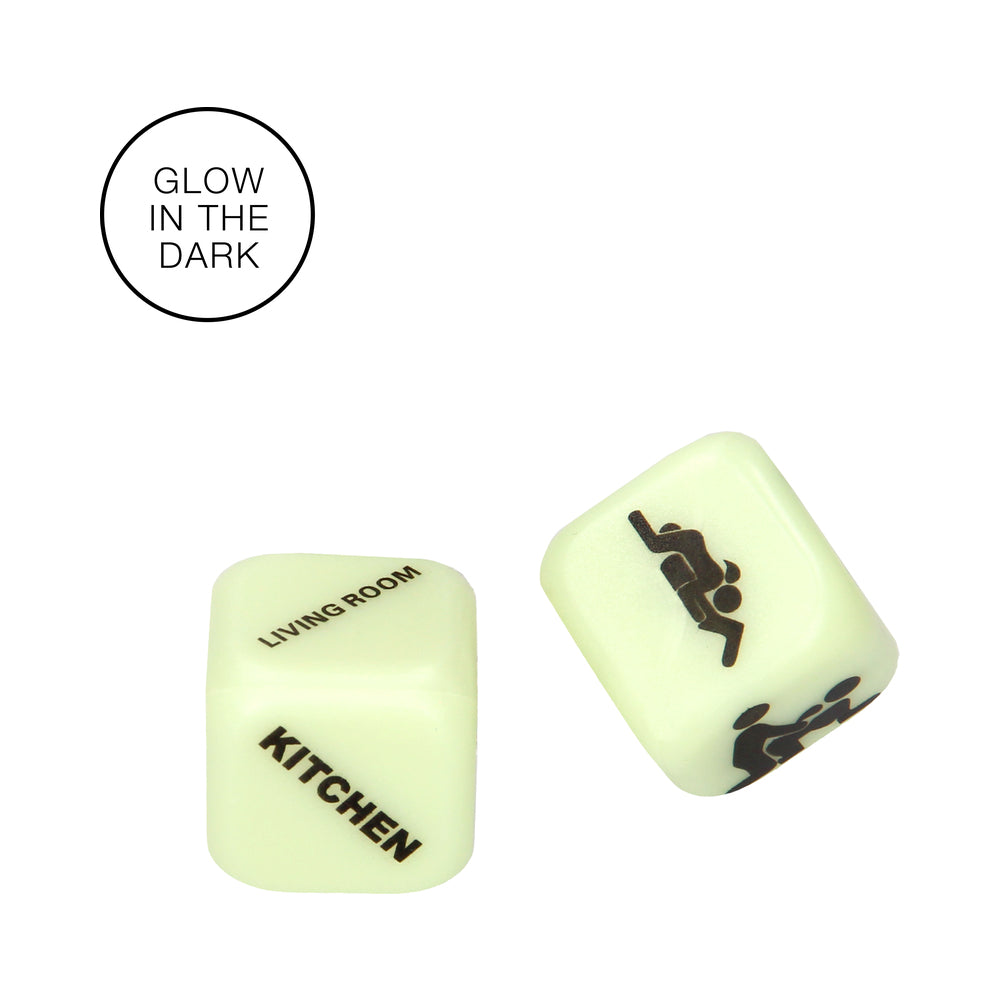 Shots S-Line Glow in the Dark Sex Dice – Green