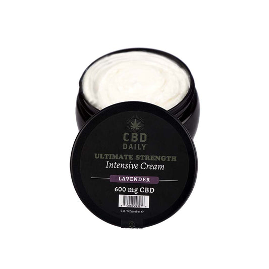 Earthly Body CBD Cream Lavender – Intensive Cream with 600 mg CBD – White
