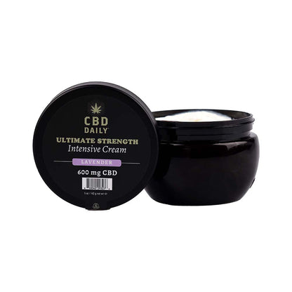 Earthly Body CBD Cream Lavender – Intensive Cream with 600 mg CBD – White
