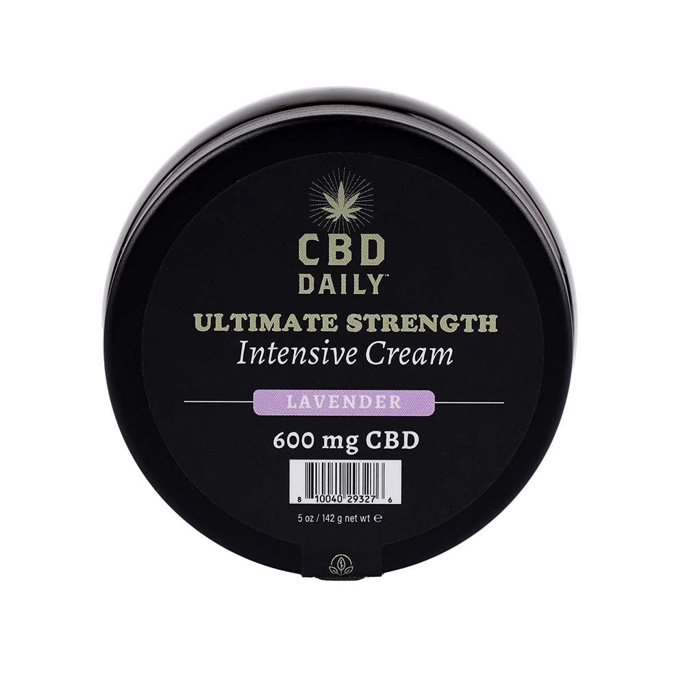 Earthly Body CBD Cream Lavender – Intensive Cream with 600 mg CBD – White