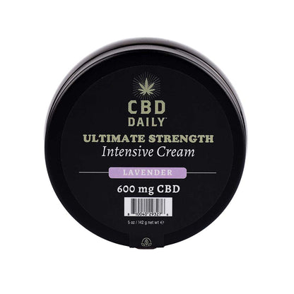 Earthly Body CBD Cream Lavender – Intensive Cream with 600 mg CBD – White