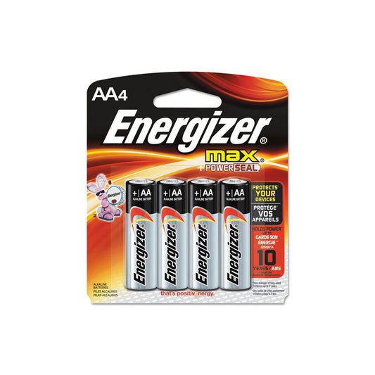 Energizer AA Batteries – Long Lasting Performance – Silver