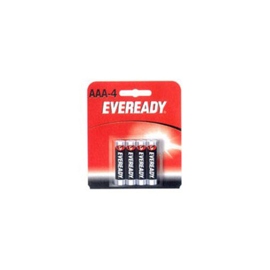 Eveready Classic AAA Super Heavy Duty Carbon Zinc Batteries - Black