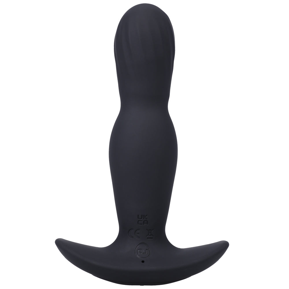Doc Johnson A-Play EXPANDER Rechargeable Silicone Anal Plug with Remote – Black