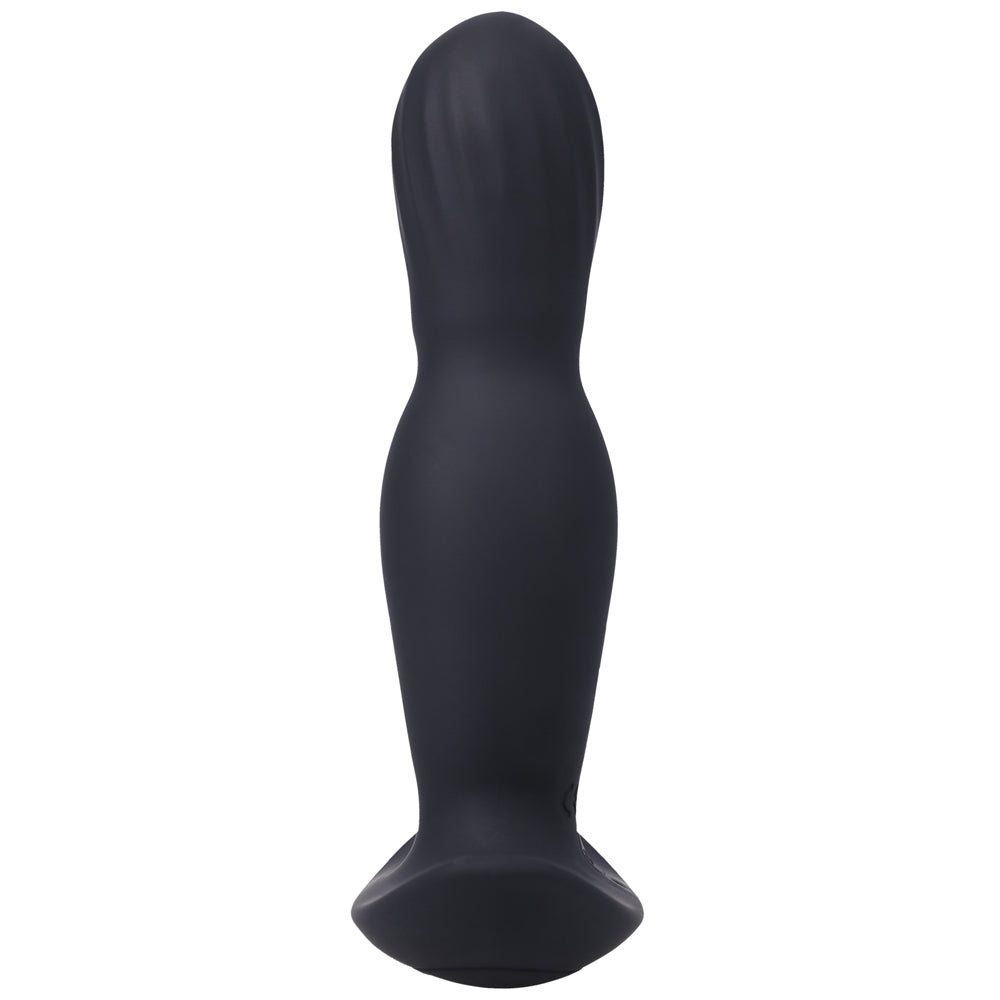 Doc Johnson A-Play EXPANDER Rechargeable Silicone Anal Plug with Remote – Black