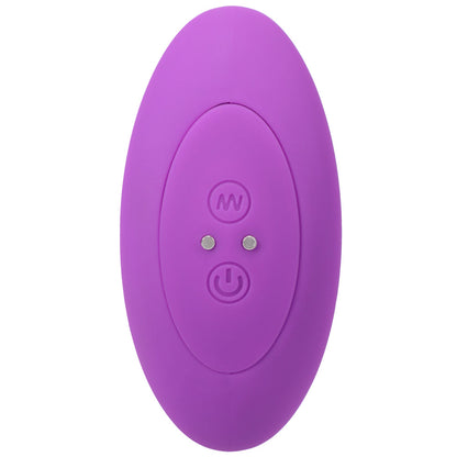 Doc Johnson A-Play BEADED VIBE Rechargeable Silicone Anal Plug with Remote - Purple