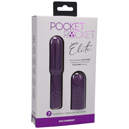 Doc Johnson Pocket Rocket Elite Rechargeable Bullet - Purple