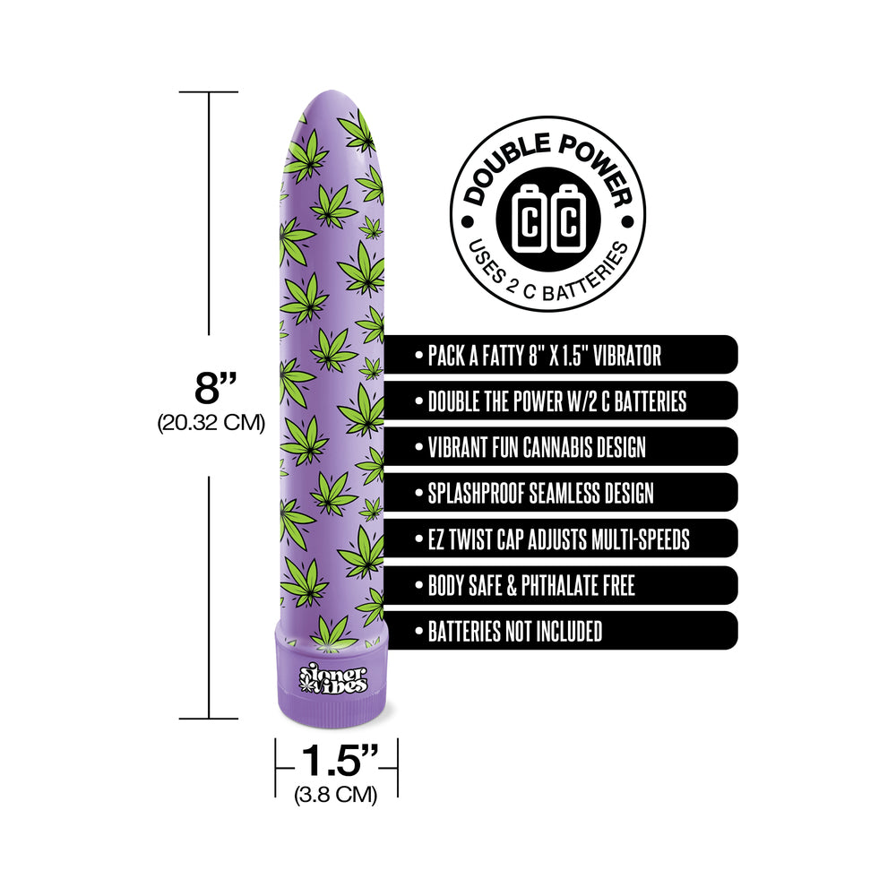 Stoner Vibes Pack A Fatty Purple Haze Vibrator – Light Purple