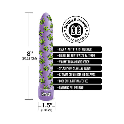 Stoner Vibes Pack A Fatty Purple Haze Vibrator – Light Purple