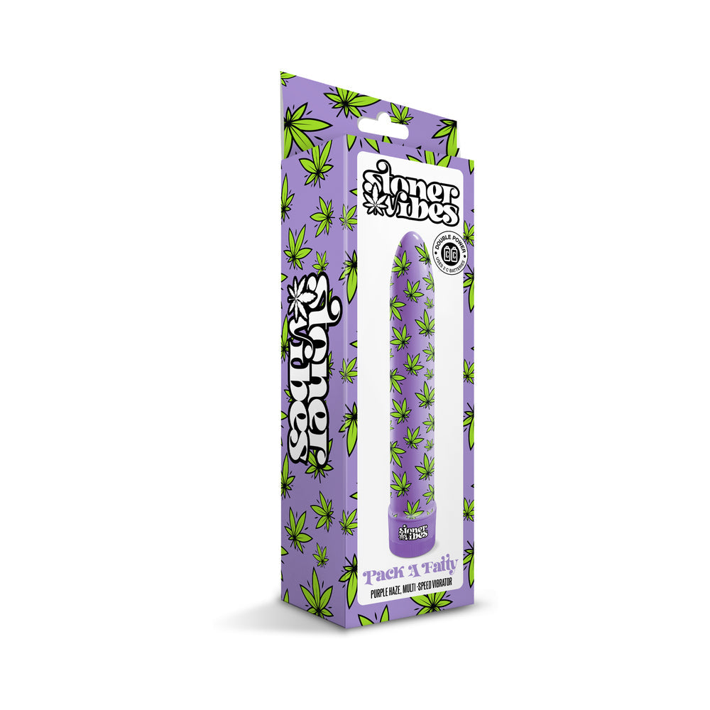 Stoner Vibes Pack A Fatty Purple Haze Vibrator – Light Purple