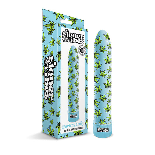 Stoner Vibes Pack A Fatty Vibrator – Blue – Multi-Speed