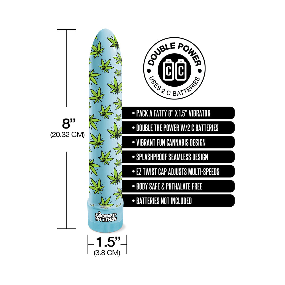 Stoner Vibes Pack A Fatty Vibrator – Blue – Multi-Speed