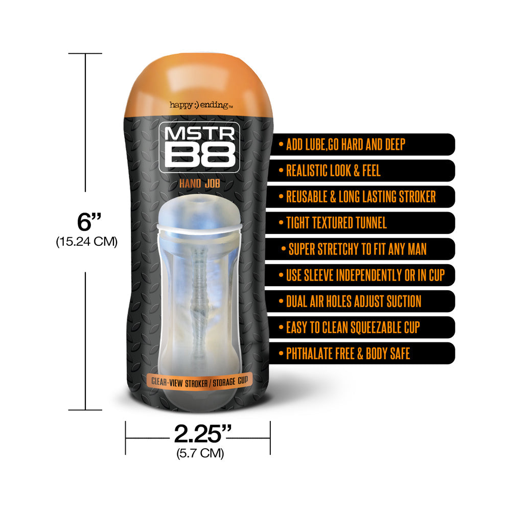 Happy Endings MSTR B8 In the Clear Stroker Cup – Clear