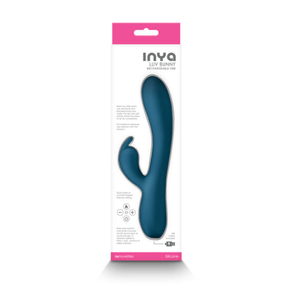 INYA Luv Bunny Rechargeable Vibe – Dark Teal – 16 Speed Vibrator