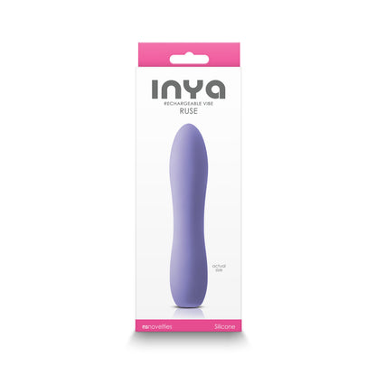 INYA Ruse Rechargeable Vibrator – Purple – 10 Function Compact Design