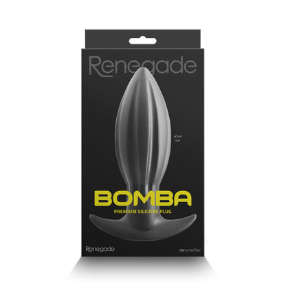 Renegade Bomba Anal Plug Medium – Black – Silicone