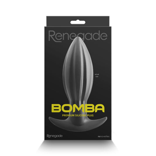 Renegade Bomba Anal Plug Medium – Black – Silicone