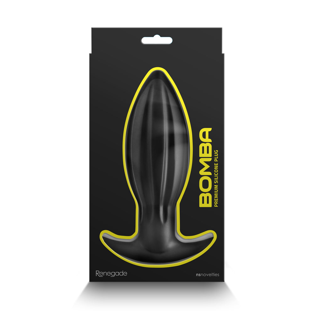 Renegade Bomba Anal Plug Medium – Black – Silicone