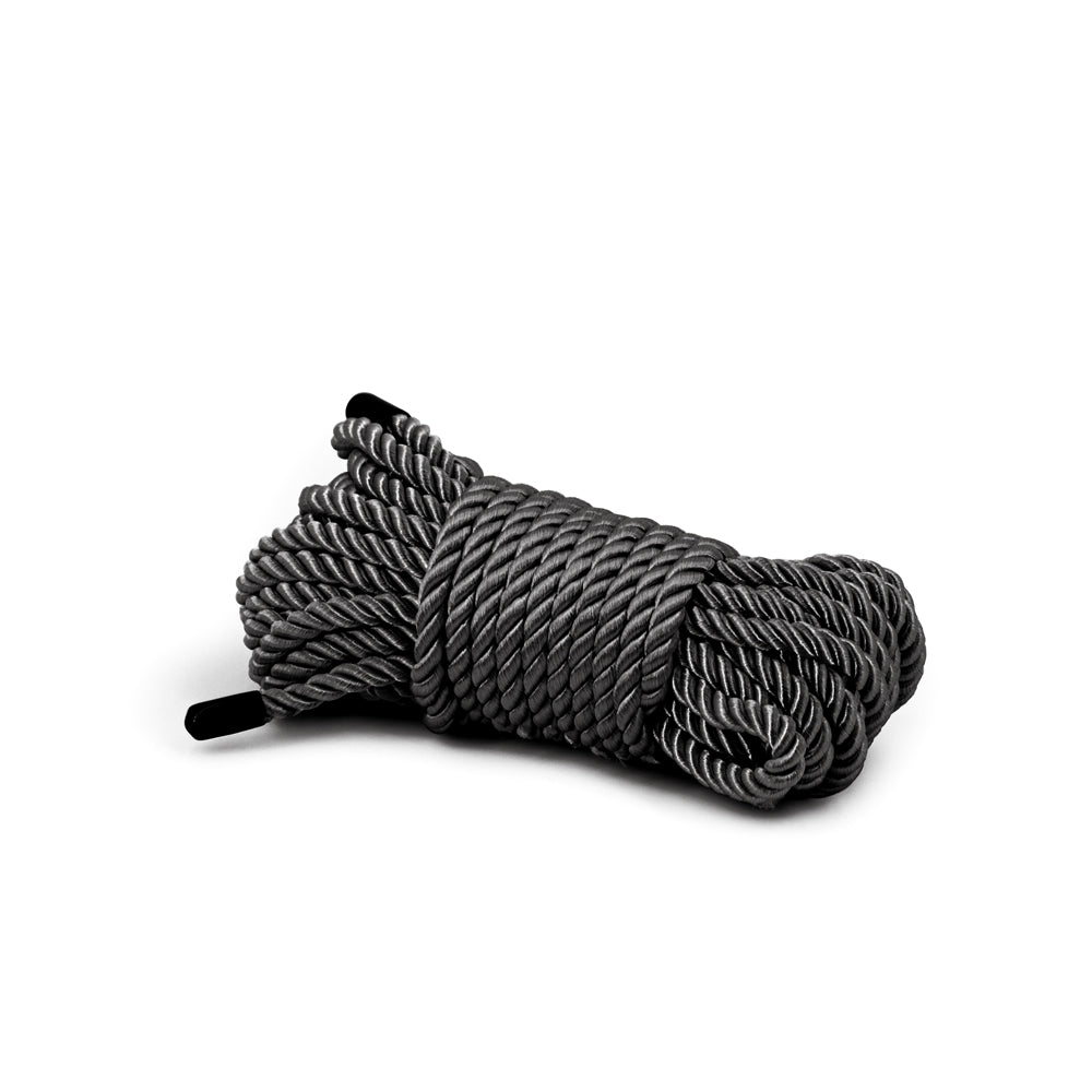 NS Novelties Bondage Couture Rope 25 ft. Black - Polyester Bondage Rope