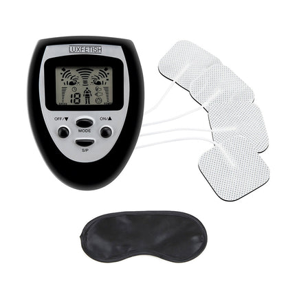Lux Fetish Electro-Sex Kit with Stimulation Pads – White