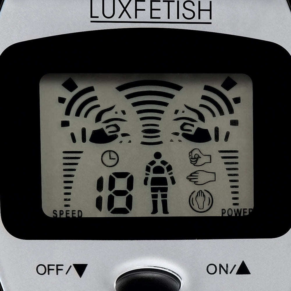 Lux Fetish Electro-Sex Kit with Stimulation Pads – White