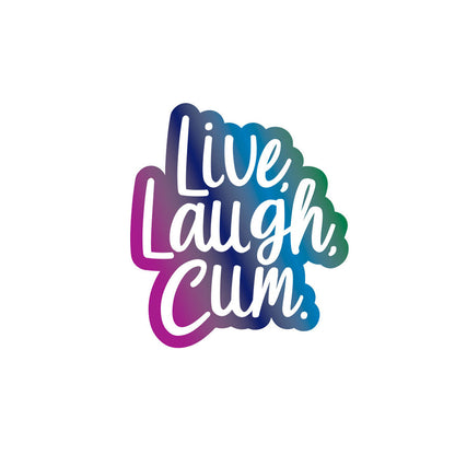Wood Rocket Live Laugh Cum Soft Enamel Lapel Pin – Multi-Color