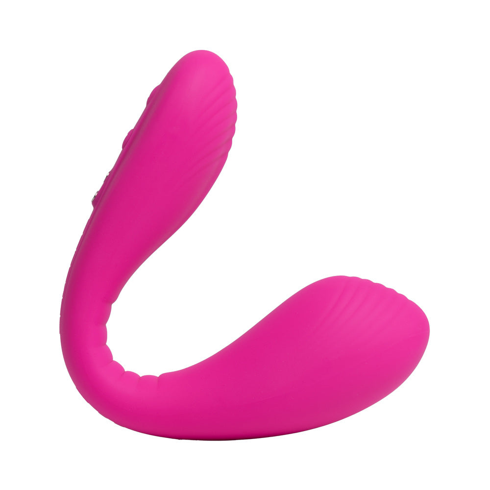 Lovense Dolce Bluetooth Adjustable Dual Vibrator – Hot Pink
