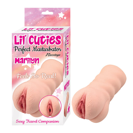 Nasstoys Lil' Cuties Perfect Masturbator – Realistic Suction Tunnel – Vanilla/Ivory/Beige