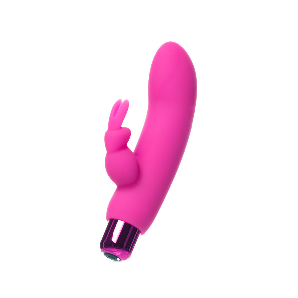 Powerbullet Alice's Bunny Rechargeable Bullet Vibrator with Silicone Rabbit Sleeve – Pink