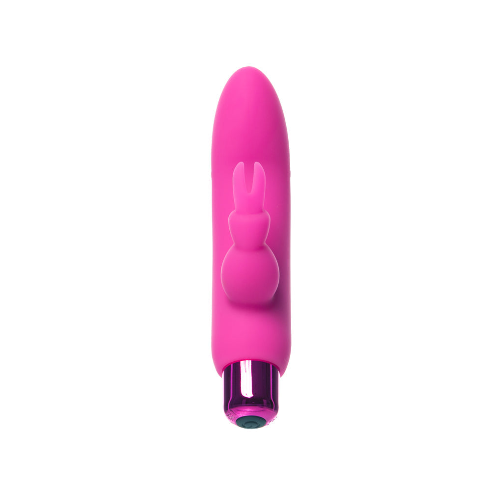 Powerbullet Alice's Bunny Rechargeable Bullet Vibrator with Silicone Rabbit Sleeve – Pink