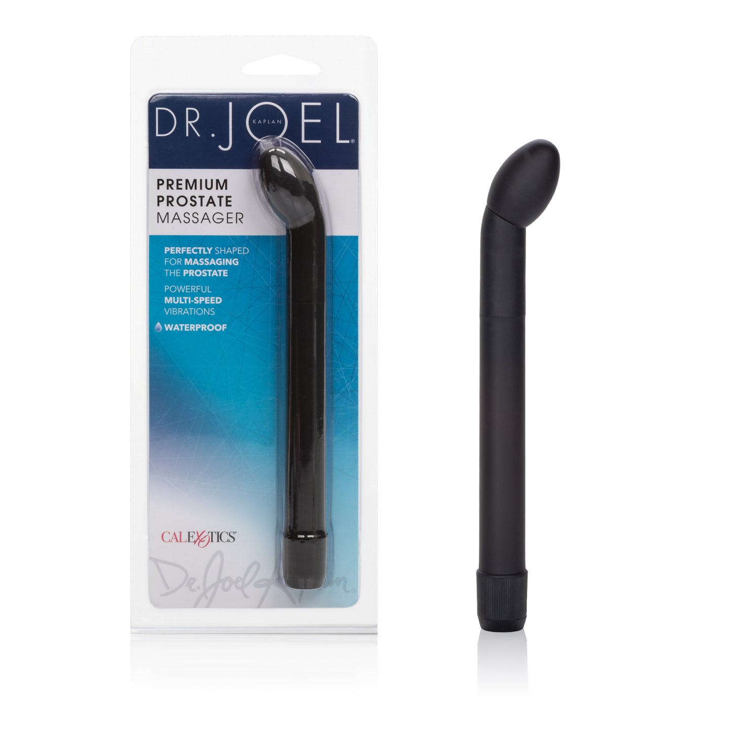 Dr. Joel Kaplan Premium Prostate Massager – Multi-Speed, Waterproof, Black