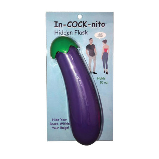 Kheper Games In-COCK-Nito Flask – 10 Ounces – Purple
