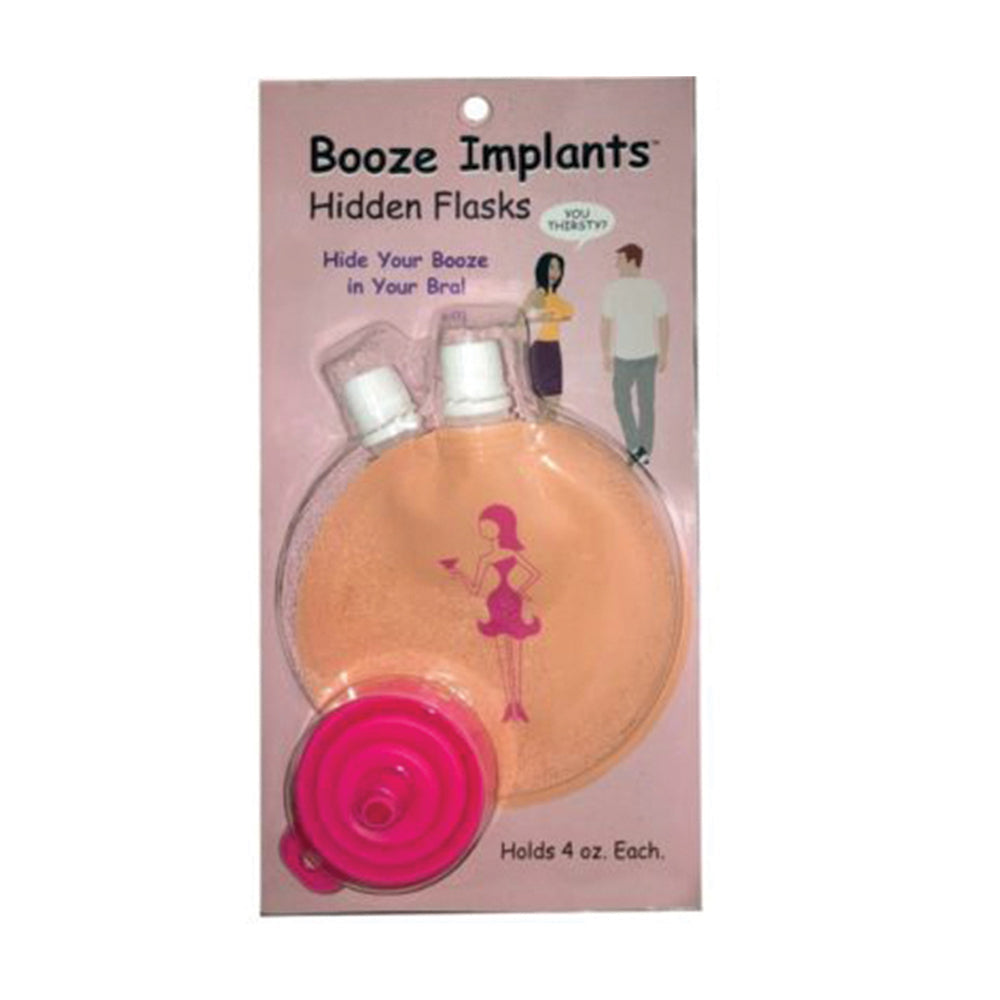 Booze Implants Fun Flask – Tan