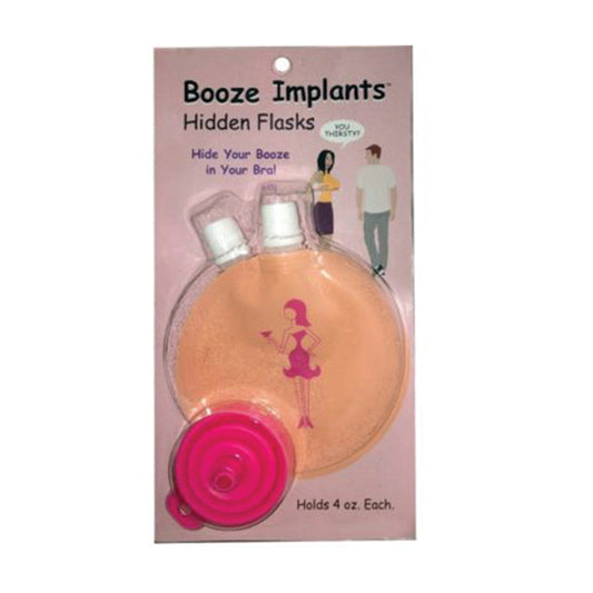 Booze Implants Fun Flask – Tan