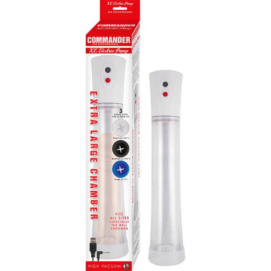 Nasstoys Commander Extra Large Electric Pump – White