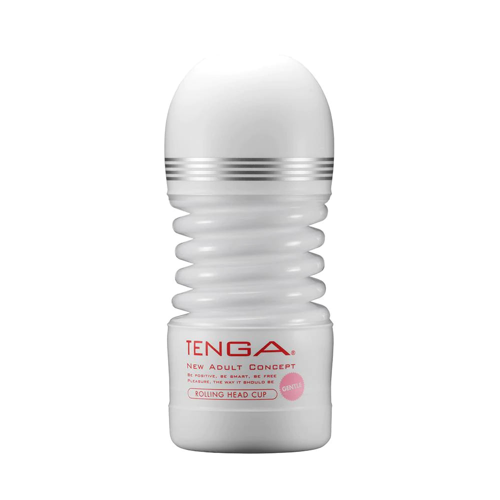 Tenga Rolling Head Cup Gentle – Disposable Male Masturbator – White