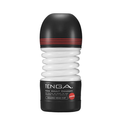 Tenga Rolling Head Cup Strong – Disposable Male Stroker – Black