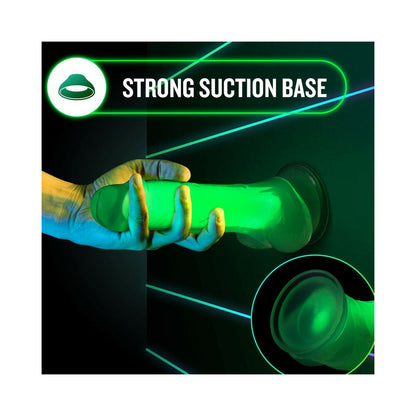 Neo Elite Glow-In-The-Dark Viper 7-Inch Dual-Density Dildo - Neon Green