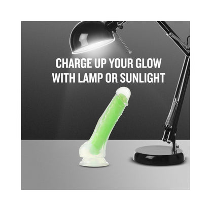 Neo Elite Glow-In-The-Dark Viper 7-Inch Dual-Density Dildo - Neon Green
