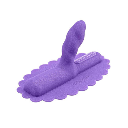 The Cowgirl Uni Horn Twisted Textured Silicone Attachment – Purple
