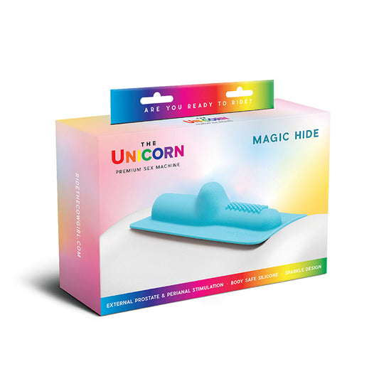 The Cowgirl Unicorn Magic Hide Attachment – Non-Penetrative Silicone – Blue