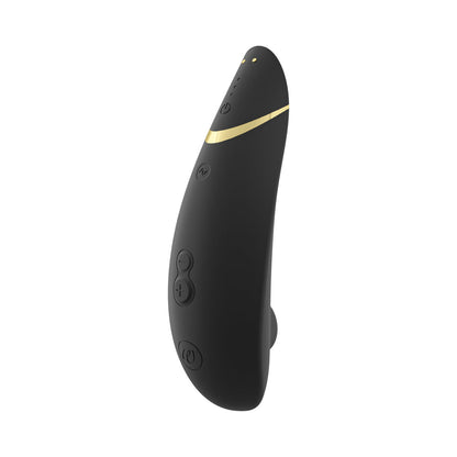 Womanizer Premium 2 Rechargeable Silicone Clitoral Stimulator with Pleasure Air Technology - Black