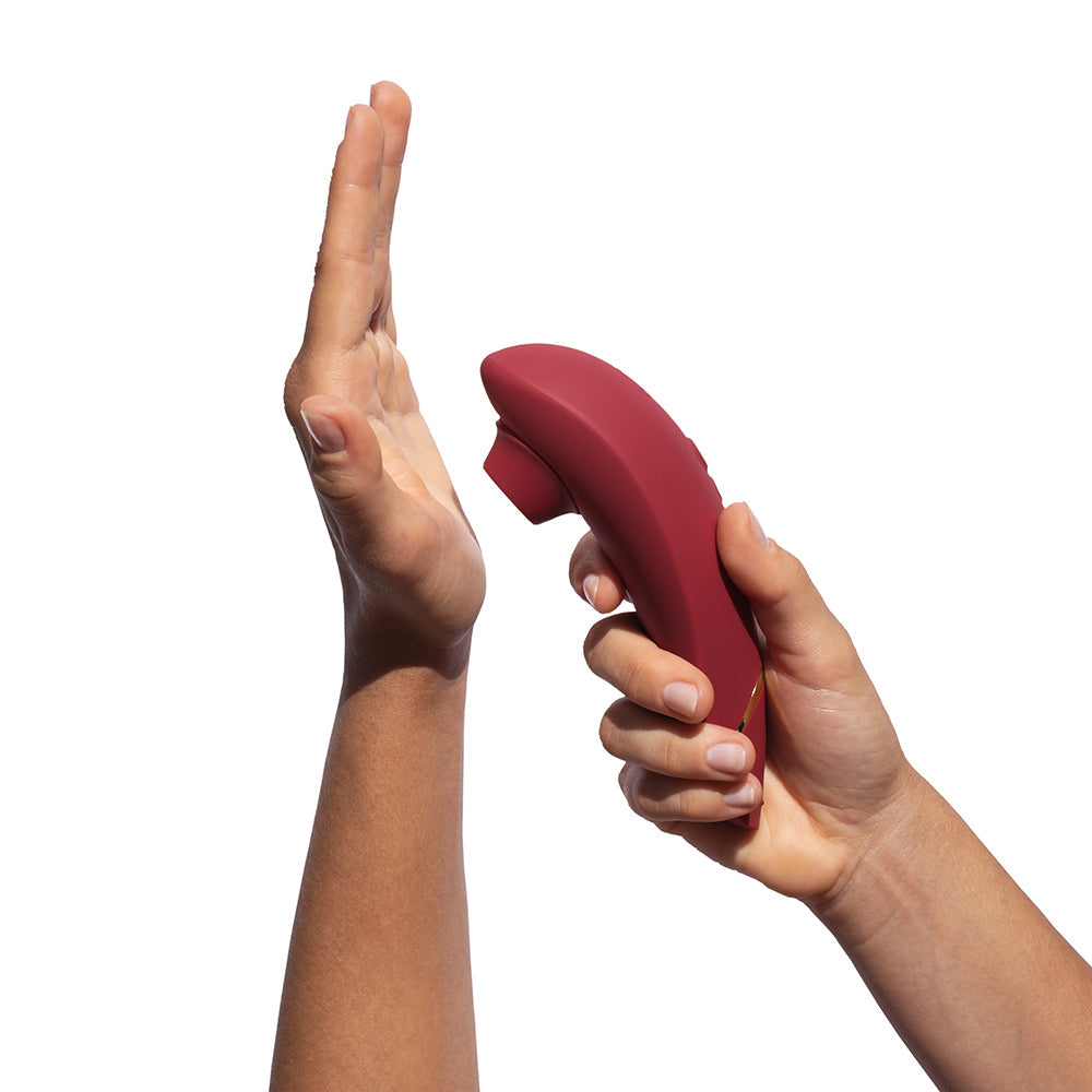 Womanizer Premium 2 Clitoral Stimulator with Pleasure Air Technology – Bordeaux