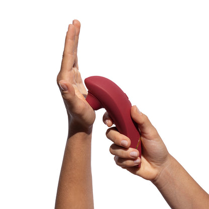 Womanizer Premium 2 Clitoral Stimulator with Pleasure Air Technology – Bordeaux