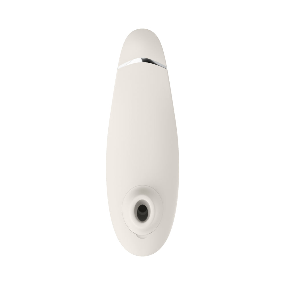 Womanizer Premium 2 Clitoral Stimulator with Pleasure Air Technology - Warm Gray