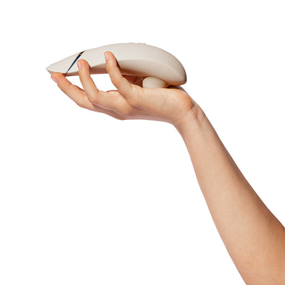 Womanizer Premium 2 Clitoral Stimulator with Pleasure Air Technology - Warm Gray