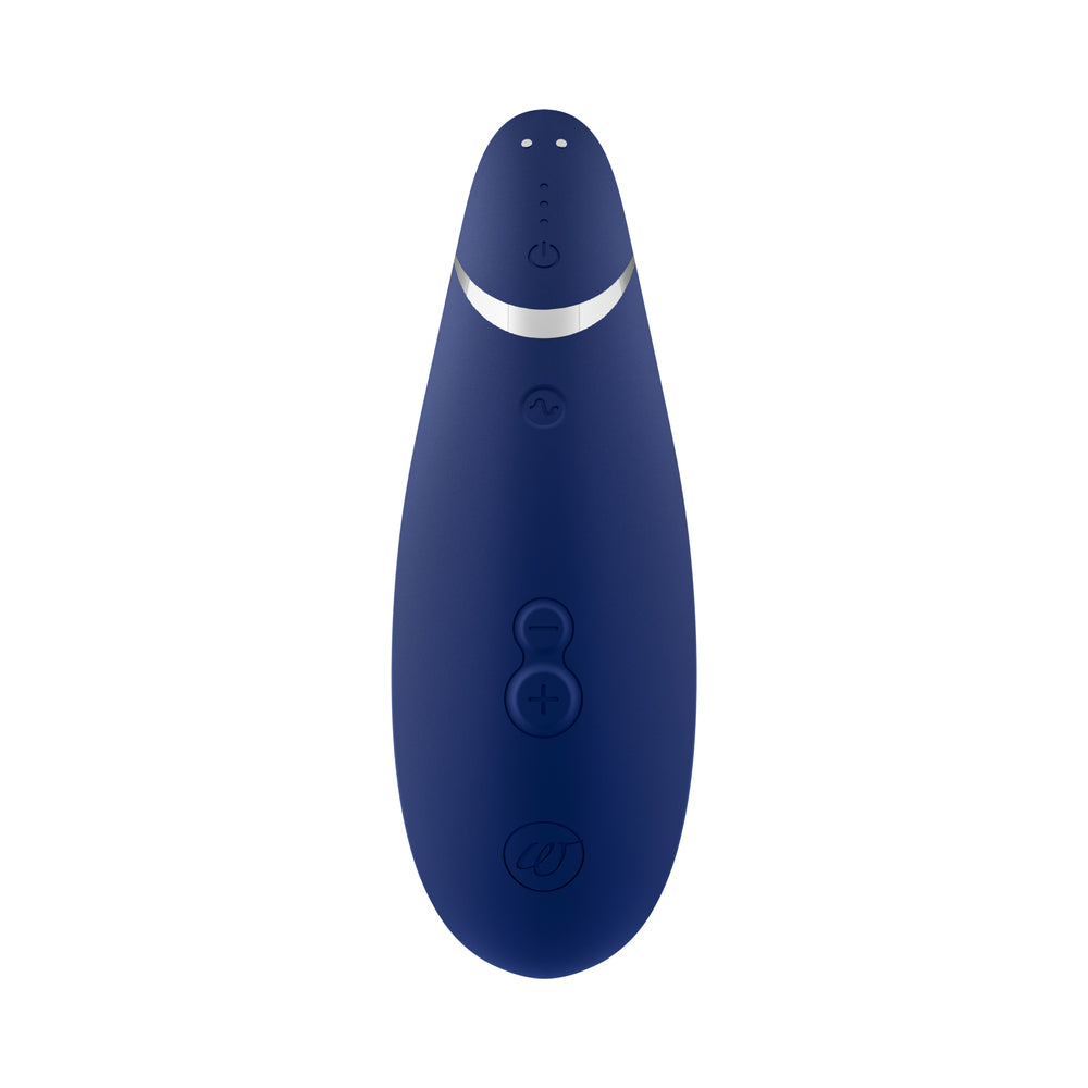 Womanizer Premium 2 Rechargeable Silicone Clitoral Stimulator with Autopilot – Blueberry