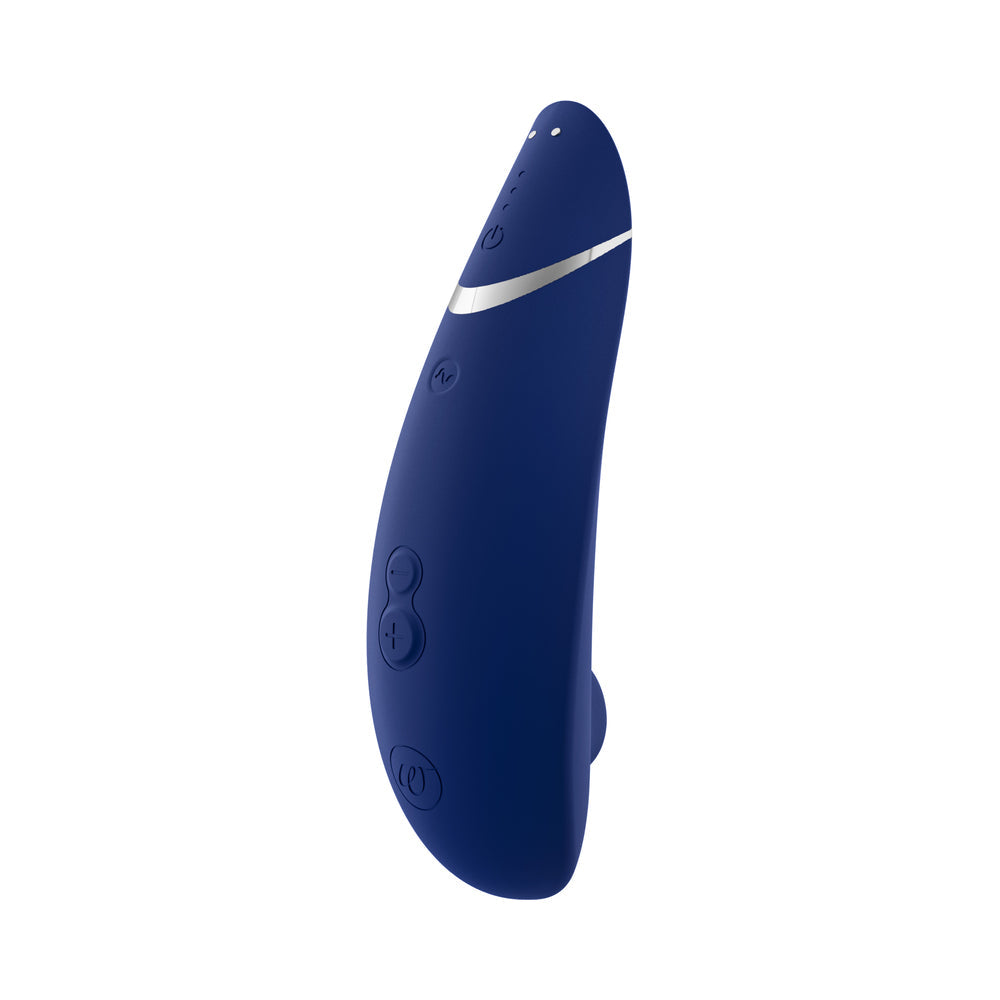 Womanizer Premium 2 Rechargeable Silicone Clitoral Stimulator with Autopilot – Blueberry