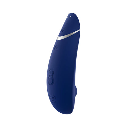 Womanizer Premium 2 Rechargeable Silicone Clitoral Stimulator with Autopilot – Blueberry